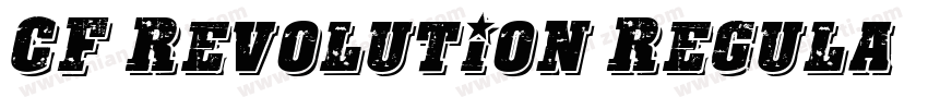CF Revolution Regula字体转换